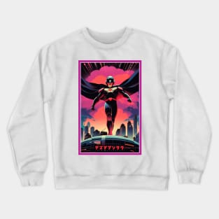 Retro Anime Comic Hero | Anime Origin | Vintage Anime Art Crewneck Sweatshirt